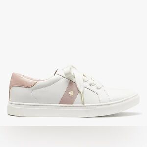 Kate Spade Iggy Sneakers White/Pink, Size 9.5